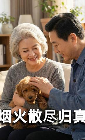 短剧《烟火散尽归真》海报