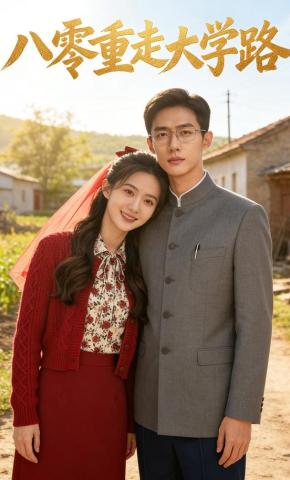 短剧《八零重走大学路》海报