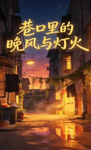 短剧《巷口的晚风与灯火》海报