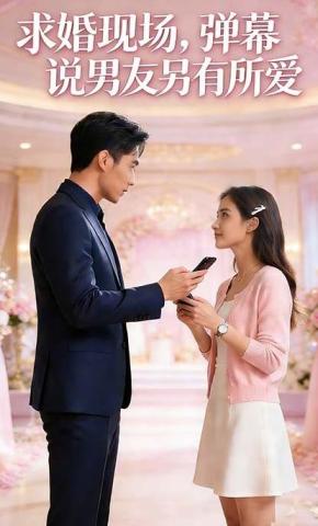 短剧《求婚现场，弹幕说男友另有所爱》海报