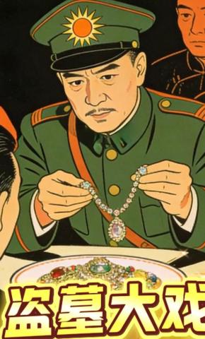 短剧《盗墓大戏》海报