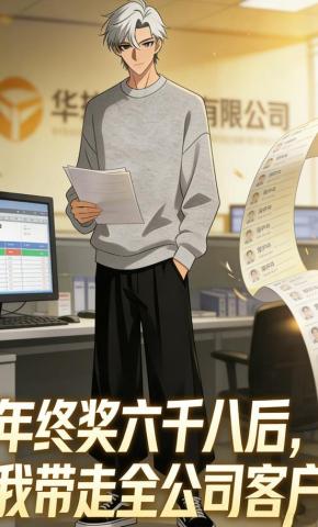 短剧《年终奖六千八后，我带走全公司客户》海报