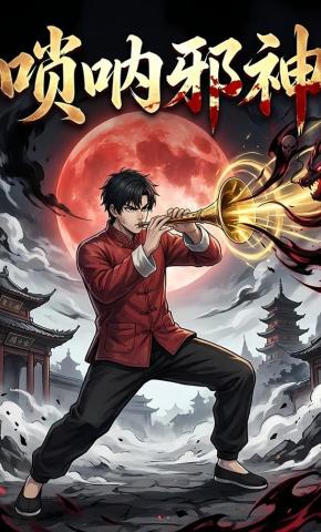 短剧《唢呐邪神》海报