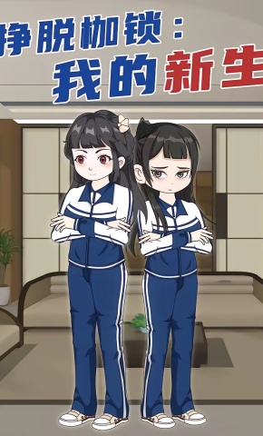 短剧《挣脱枷锁：我的新生》海报