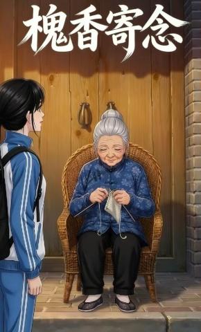 短剧《槐香寄念》海报
