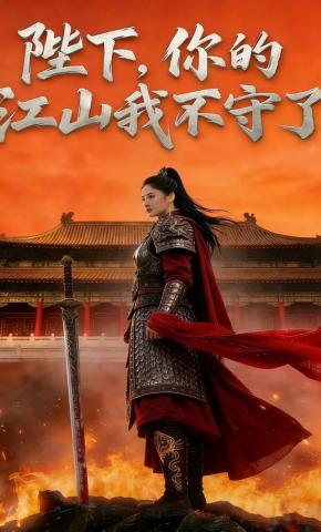 短剧《陛下，你的江山我不守了》海报