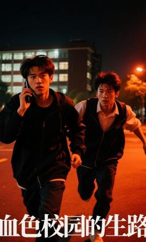 短剧《血色校园的生路》海报