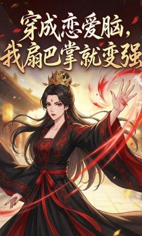 短剧《魂穿恋爱脑，我扇巴掌就变强》海报