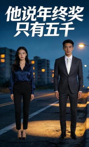 短剧《他说年终奖只有五千》海报