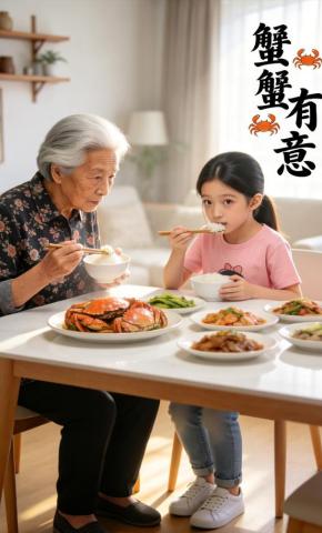 短剧《蟹蟹有意》海报