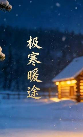 短剧《极寒暖途》海报