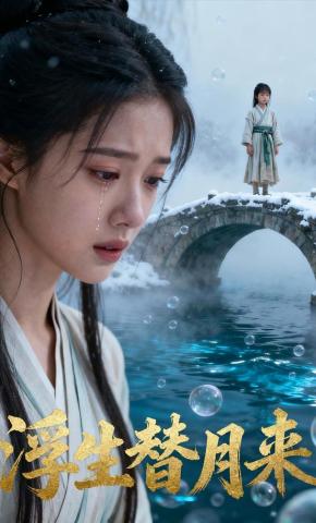 短剧《浮生替月来》海报