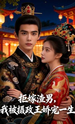 短剧《拒嫁渣男，我被摄政王娇宠一生》海报