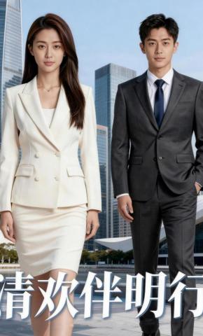 短剧《清欢伴明行》海报