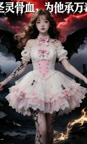 短剧《圣灵骨血，为他承万毒》海报