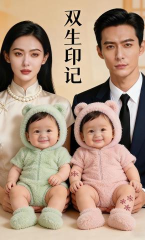 短剧《双生印记》海报