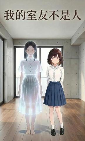 短剧《我的室友不是人》海报