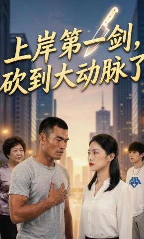 短剧《上岸第一剑，砍到大动脉了》海报