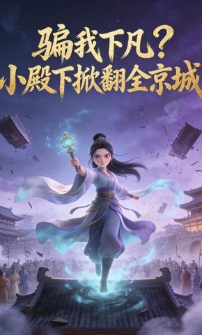 短剧《骗我下凡？小殿下掀翻全京城》海报