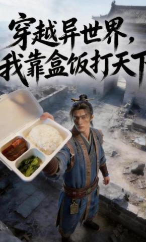 短剧《穿越异世界，我靠盒饭打天下》海报