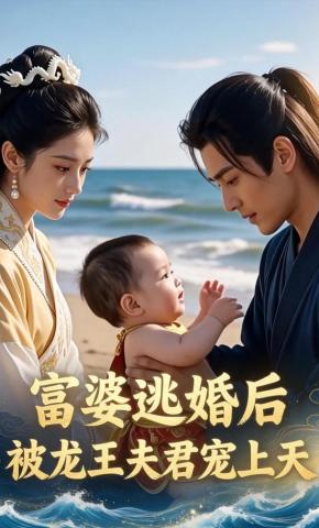 短剧《富婆逃婚后，被龙王夫君宠上天》海报