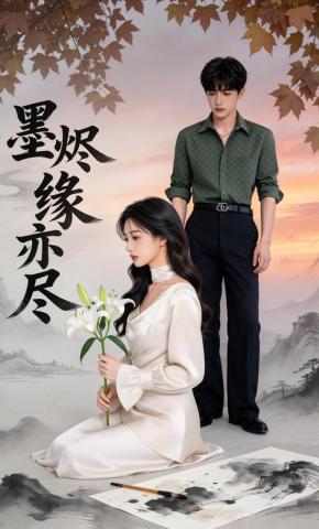 短剧《墨烬缘亦尽》海报