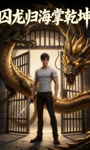 短剧《囚龙归海掌乾坤》海报