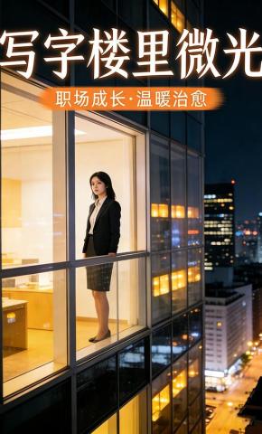 短剧《写字楼里微光》海报