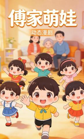 短剧《傅家萌娃》海报