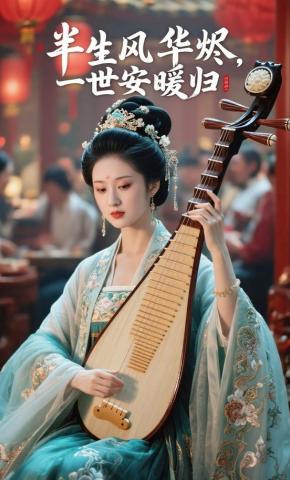 短剧《半生风华烬，一世安暖归》海报