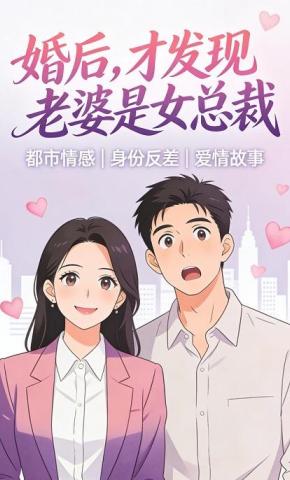 短剧《婚后，才发现老婆是个女总裁》海报