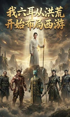 短剧《我六耳从洪荒开始布局西游》海报