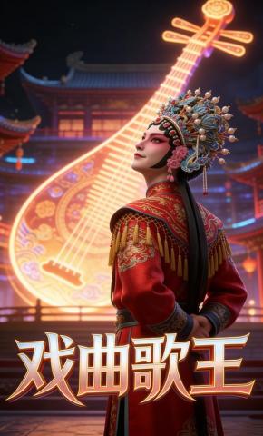 短剧《戏曲歌王》海报