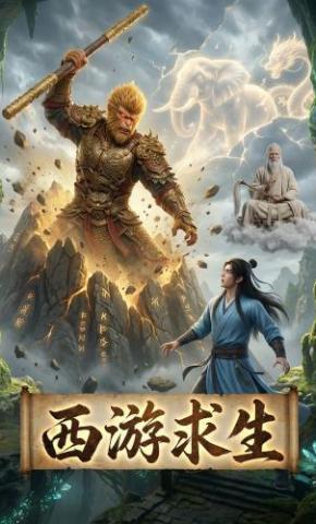 短剧《西游求生》海报