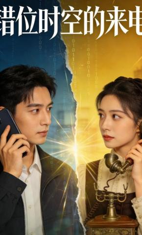短剧《错位时空的来电》海报