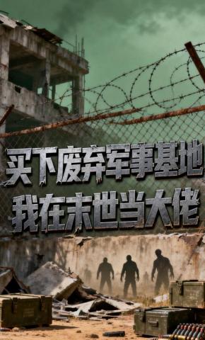 短剧《买下废弃军事基地，我在末世当大佬》海报