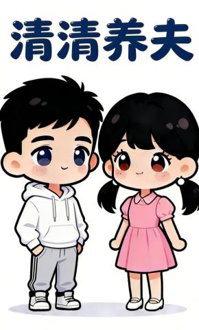 短剧《清清养夫》海报