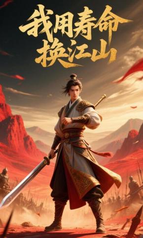 短剧《我用寿命换江山》海报