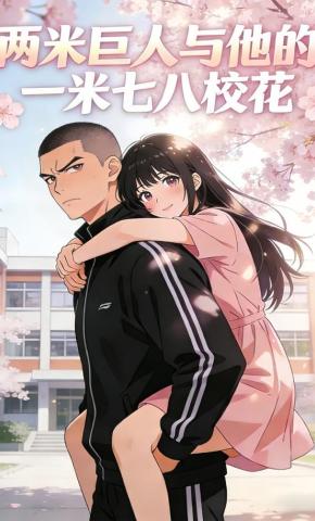 短剧《两米巨人与他的一米七八校花》海报
