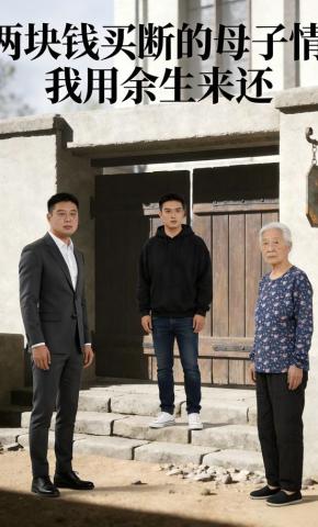 短剧《两块钱买断的母子情，我用余生来还》海报