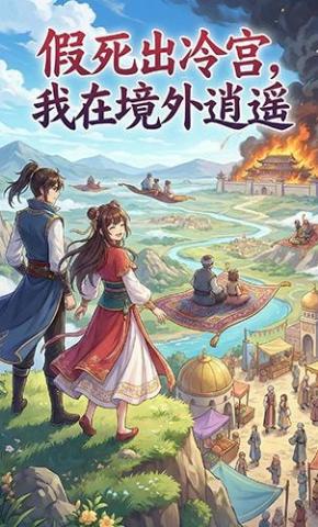 短剧《假死出冷宫，我在境外逍遥》海报