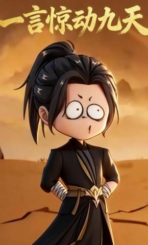 短剧《一言惊动九天》海报