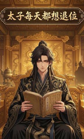 短剧《太子每天都想退位》海报