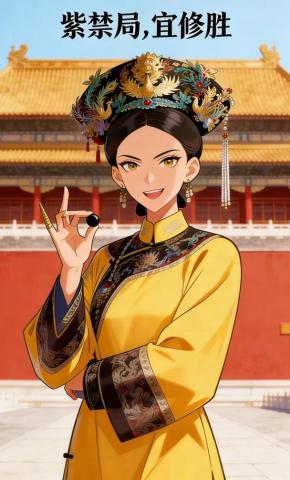 短剧《紫禁局，宜修胜》海报