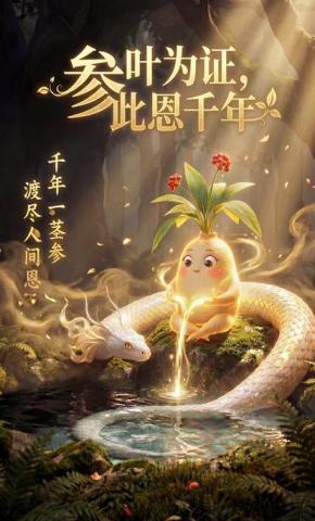 短剧《参叶为证此恩千年》海报