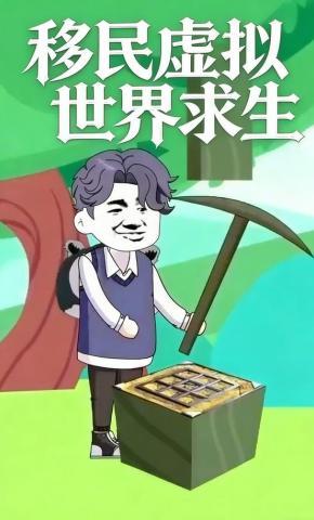 短剧《移民虚拟世界求生》海报