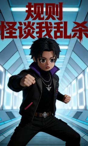 短剧《规则怪谈我乱杀》海报