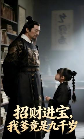 短剧《招财进宝，我爹竟是九千岁》海报