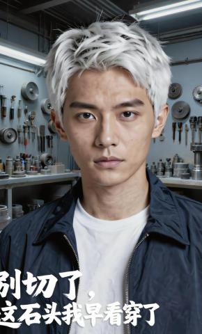 短剧《别切了，这石头我早看穿了》海报