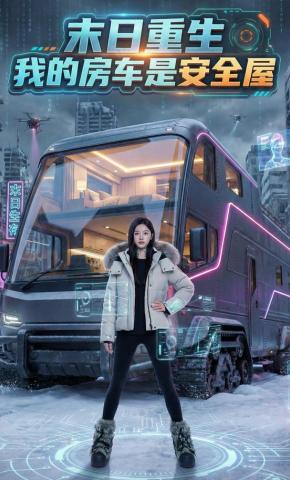 短剧《末日重生：我的房车是安全屋》海报